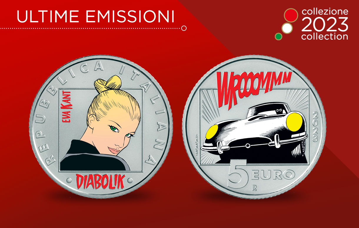 Eva Kant: Coin Dedicated to the Female Protagonist of the Diabolik Comic Strip Issued