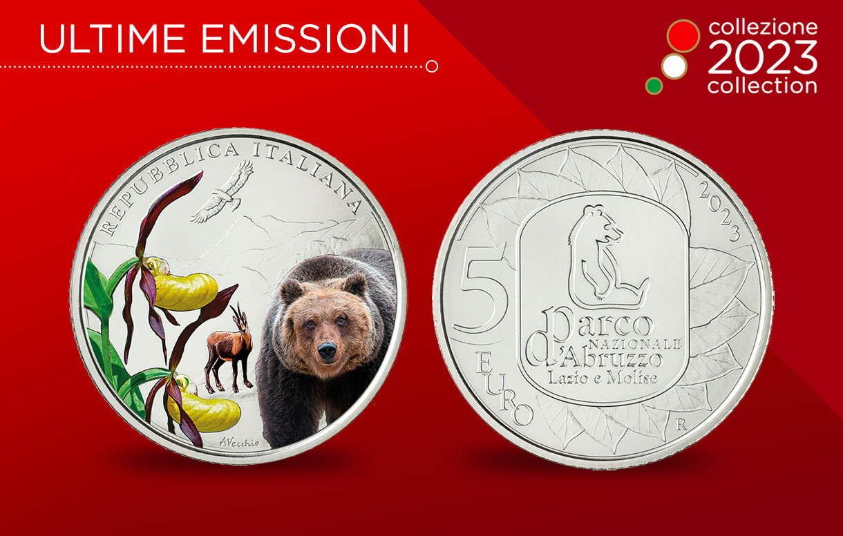 2023 Numismatic Collection: Coin Celebrating the Centenary of the Abruzzo Lazio and Molise National Park Issued