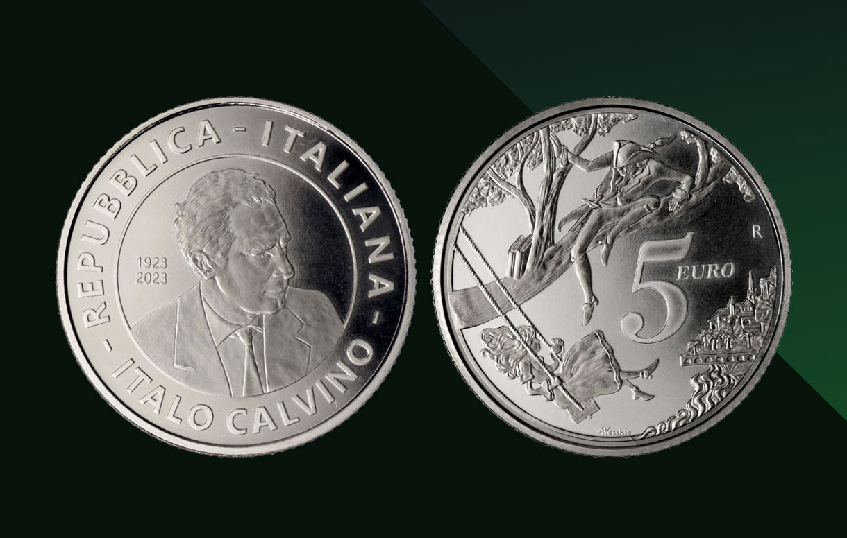 The 2023 Numismatic Collection of the Italian Republic Celebrates the Centenary of Italo Calvino's Birth