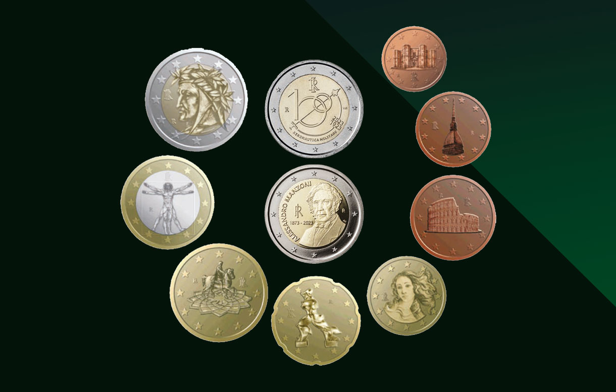 2023 Numismatic Collection: Alessandro Manzoni and the Air Force Enhance the Annual 10-Piece Series