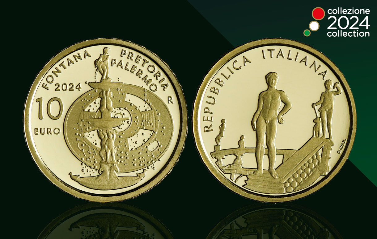 2024 Numismatic Collection: Coin Dedicated to the Fontana Pretoria of Palermo Issued