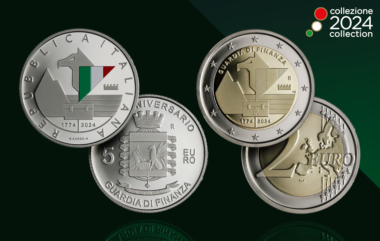 The 2024 Numismatic Collection Celebrates 250 Years of the Guardia di Finanza