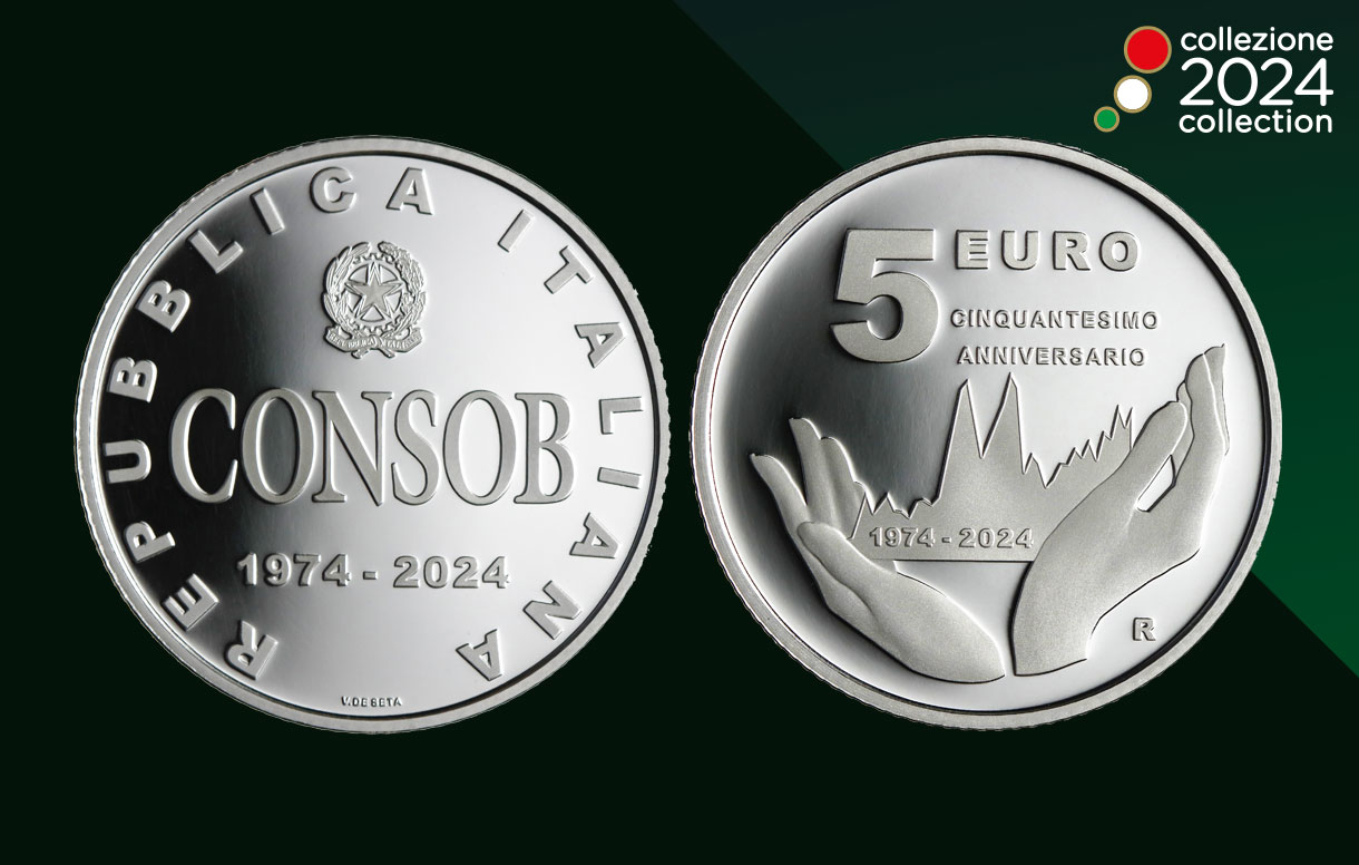 2024 Numismatic Collection: the Coin Dedicated to 50 Years of Consob