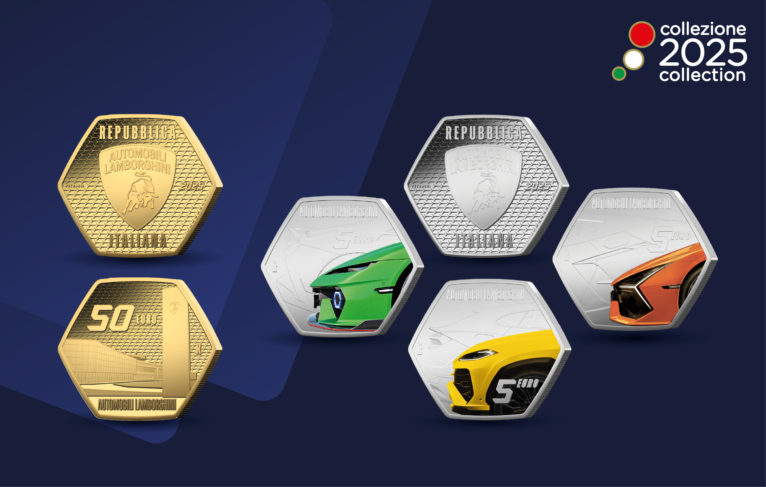 The Excellence of Automobili Lamborghini Immortalised by the 2025 Numismatic Collection