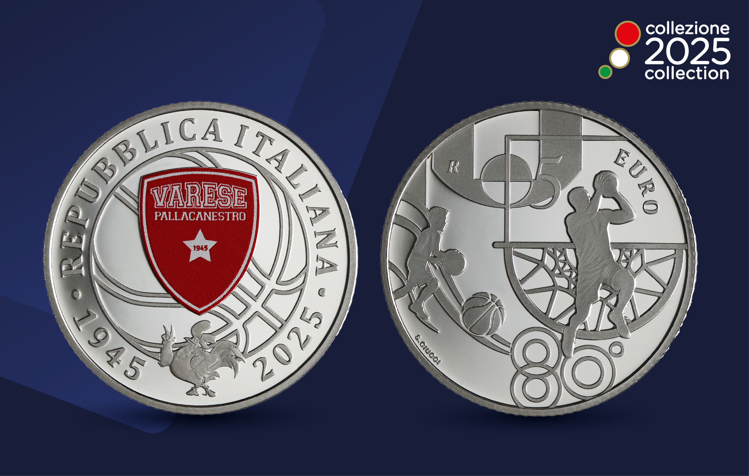 2025 Numismatic Collection: a Coin to Celebrate 80 Years of Pallacanestro Varese