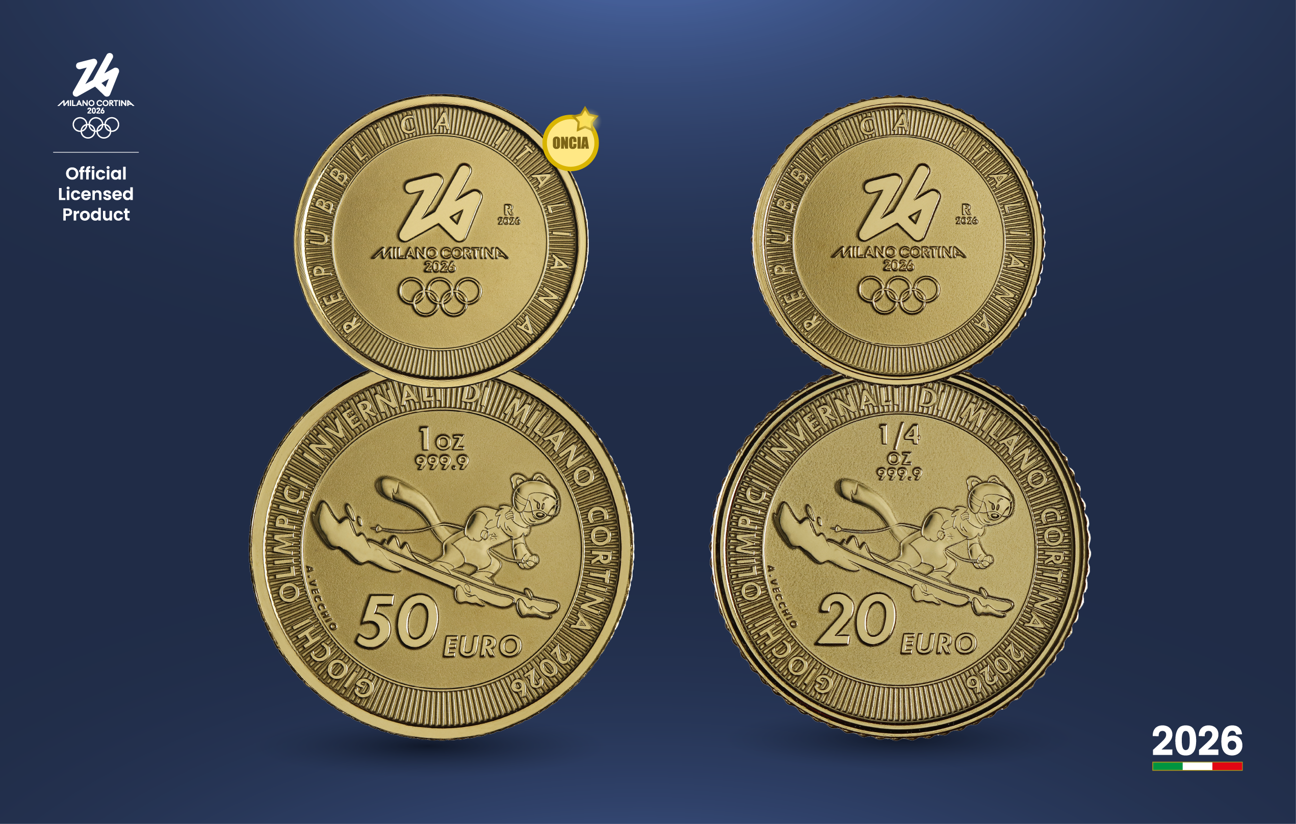 Milan Cortina 2026: Two New Gold Coins Celebrate the Winter Olympic Games