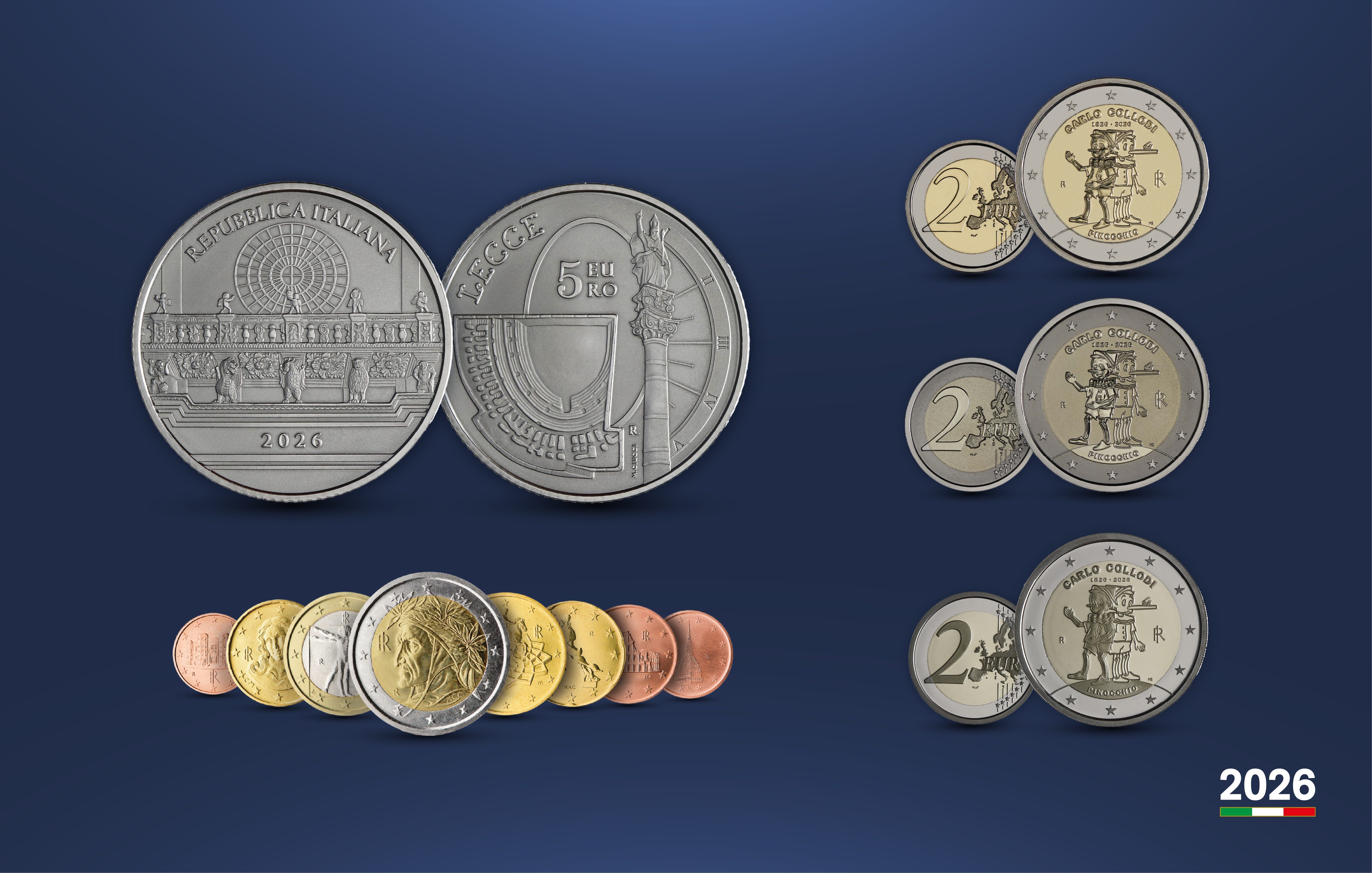 Numismatics, the First 2 Euro Reverse Proof Dedicated to Carlo Collodi Makes Its Debut
