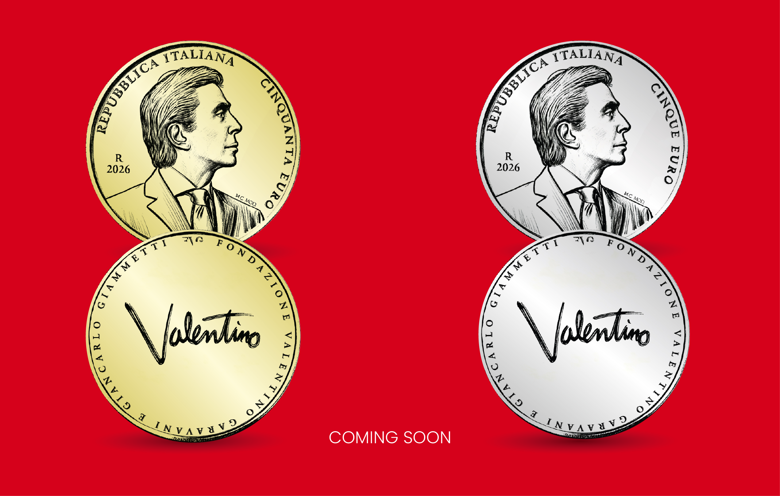 The Ministry of Economy and Finance Celebrates Valentino Garavani with a Commemorative Coin