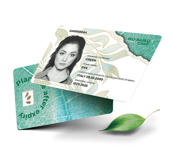 Una card a basso impatto per l'ambiente