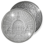 Trittico 3 euro in argento - Le tre religioni monoteiste sotto il cielo di Roma