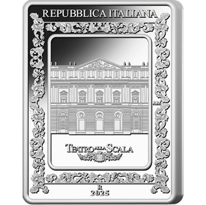 5 euro argento Lirica Italiana - Teatro alla Scala - Norma di Bellini
