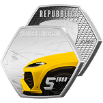 Trittico 5 euro argento Automobili Lamborghini - Serie Eccellenze Italiane